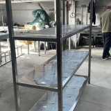 Raft inox cu polite pline sau perforate, facem la cerere pe dimensiunea clientului