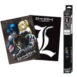 Set 2 Postere Chibi Death Note - L &amp; Group (52x38), Abystyle