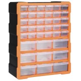 VidaXL Organizator cu 39 de sertare, 38 x 16 x 47 cm