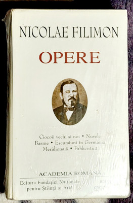 Nicolae Filimon - Opere Academia Romana foto