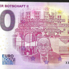 !!! 0 EURO SOUVENIR - GERMANIA , DIE PRAGER BOTSCHAFT II - 2021.65 - UNC