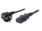 Cablu Alimentare 3m Negru Schuko CEE 7/7 la IEC C13