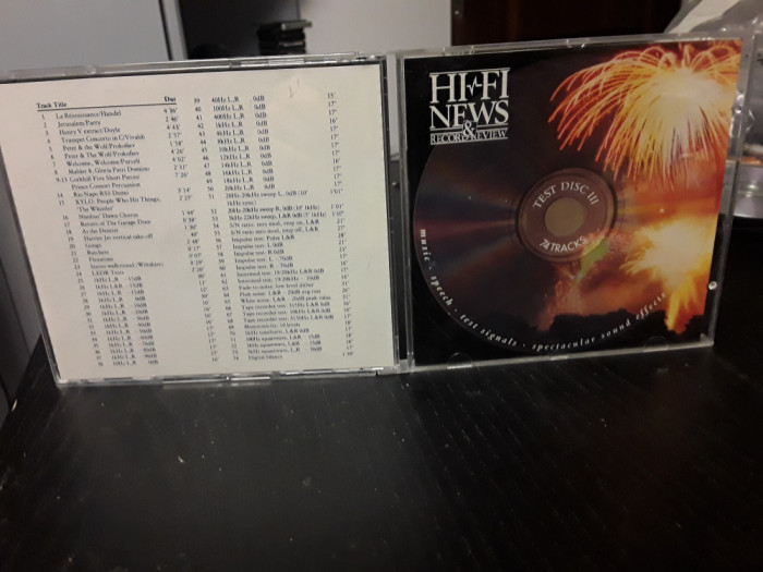[CDA] Hi-Fi News Test Disc III - cd audio original