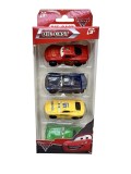 Set 4 Mașinuțe Metal Cars, Recomandat 3 Ani+, Multicolor, Dezvoltă Imaginația, Lungime 6cm