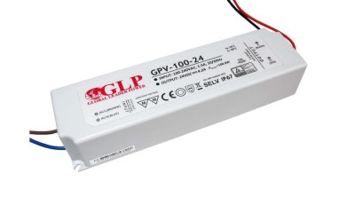 GLP GPV-100-24, sursă de alimentare GLP seria GPV 24V/4.2A, CV, fără PFC, carcasă din plastic IP67 foto