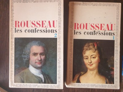 Rousseau - Les Confessions (2 volume) foto