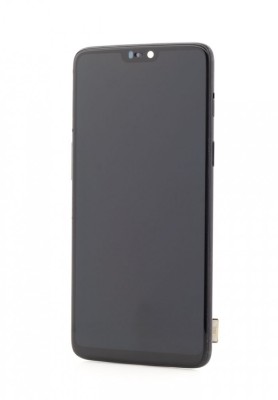 LCD OnePlus 6, Complet, Midnight Negru foto