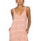 G467-5 Rochie midi de vara cu decolteu in V