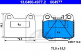 Set placute frana,frana disc MERCEDES M-CLASS (W163) (1998 - 2005) ATE 13.0460-4977.2