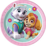 Farfurii petrecere paw patrol skye &amp; everest 20 cm