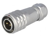 Mufă SF12 tată 2 PIN IP67 13A 250V lipire pe cablu 4-6.5mm
