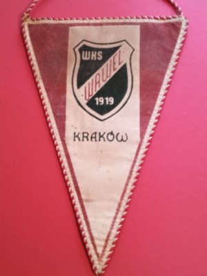 Fanion fotbal - WKS &amp;quot;Wawel&amp;quot; Cracovia (Polonia) foto