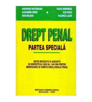 colectiv - Drept penal - Partea speciala - 106589 foto