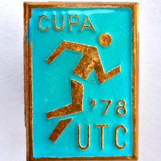 INSIGNA CUPA UTC ATLETISM 1978 UTM PCR
