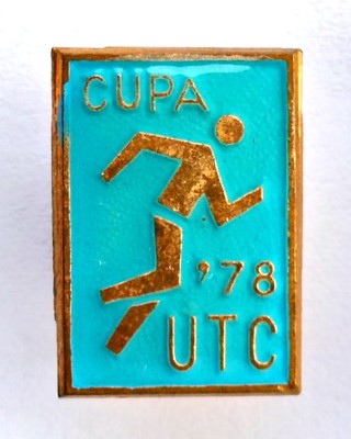 INSIGNA CUPA UTC ATLETISM 1978 UTM PCR foto