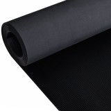 Covor antiderapant de cauciuc cu nervuri fine 2 x 1 m