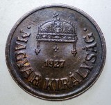 1.555 UNGARIA 2 FILLER 1927 XF, Europa, Bronz