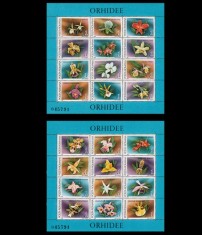 1988 - Orhidee, blocuri neuzate foto