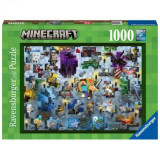 PUZZLE PROVOCAREA MINECRAFT, 1000 PIESE, Ravensburger