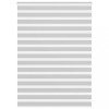 Jaluzea tip zebra gri deschis lățime țesătură 150,9cm poliester