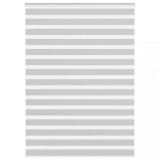 vidaXL Jaluzea tip zebra gri deschis lățime țesătură 150,9cm poliester
