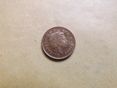 Marea Britanie / Anglia 2 Pence 1999 (magnetica) foto
