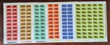 TIMBRE ROMANIA LP841/1974 Centenarul curselor de cai -SET 6 coli -50 - MNH