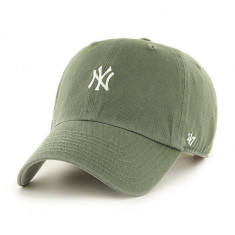 47brand șapcă MLB New York Yankees culoarea gri, cu imprimeu B-BSRNR17GWS-MSA