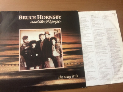bruce hornsby and the range the way it is 1986 disc vinyl lp muzica pop rock vg+ foto