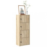 VidaXL Bibliotecă, stejar sonoma, 40x24x102 cm, lemn prelucrat 860375