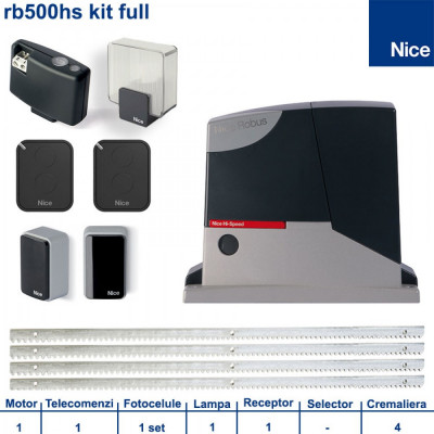 Automatizare porti culisante Nice Robus500HS Kit Full foto