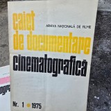 Caiet de documentare cinematografica Nr. 1 / 1975