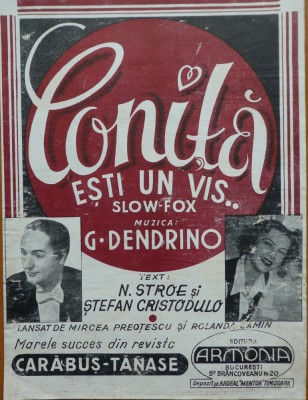 Teatrul de Revista Carabus Tanase, Conita esti un vis, slow fox muzica Dendrino foto