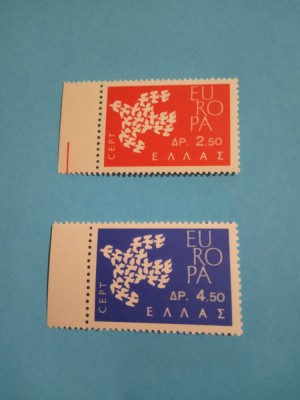 GRECIA, EUROPA CEPT - SERIE COMPLETĂ MNH foto