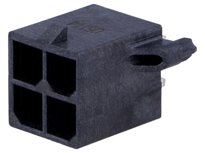 Conector Mega-Fit 4 pini 23A THT