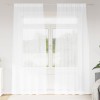 VidaXL Perdele cu perdele 2 pcs Alb 140 x 225 cm Poliester