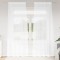 vidaXL Perdele cu perdele 2 pcs Alb 140 x 225 cm Poliester