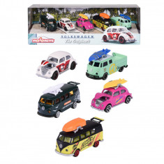 MAJORETTE SET 5 MASINUTE DIN METAL VOLKSWAGEN 7.5CM SuperHeroes ToysZone