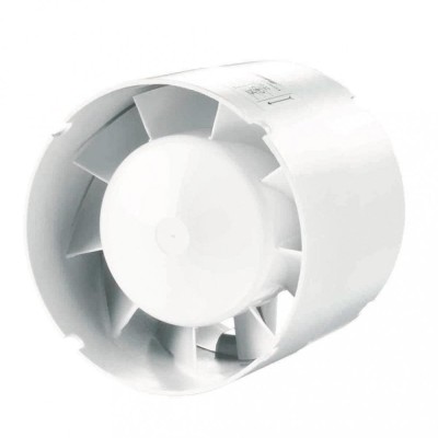 Ventilator VENTS 100 VKO1, axial in linie pentru montare pe tubulatura, diametru 100 mm, debit 107 mc/h foto