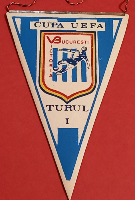 Fanion fotbal VICTORIA Bucuresti - EPA LARNACA Cupa UEFA