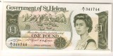 SV * St. Helena ONE POUND / 1 LIRA 1981 * Regina Elisabeth II - parte a Teritoriilor britanice din Africa Sf&acirc;nta Elena - Ascension - Tristan da Cunha