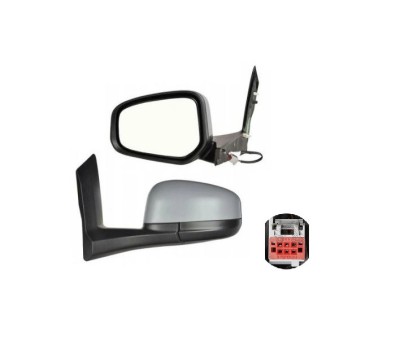 Oglinda exterioara Ford Transit/Tourneo Courier, 05.2014-, Ford Transit/Tourneo Courier, 05.2014- , partea Stanga, culoare sticla crom, sticla convex foto