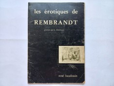 LES EROTIQUES DE REMBRANDT - GEORGES OSTERMANN foto