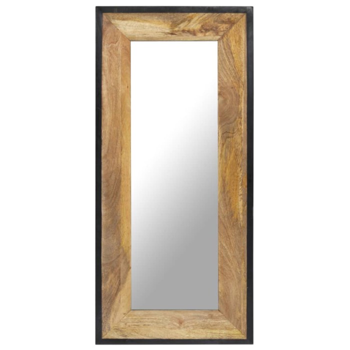 vidaXL Oglindă 110x50 cm, lemn masiv de mango 321631