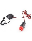 Invertor, droser pentru fir El Wire DC 12V, conectare bricheta auto, pentru 0-3 m, Xenon Bright