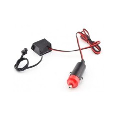 Invertor, droser pentru fir El Wire DC 12V, conectare bricheta auto, pentru 0-3 m