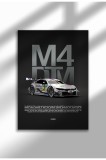 mxm_racing_12|Poster de curse GT și DTM, mașini de curse moderne pe p&acirc;nză, artă murală fără ramă cu motorsport, legende de pistă | A3 (29.7 x 42 cm) -