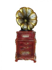 Pusculita in forma de Gramofon, 29 cm, Visiniu, KE052A-1