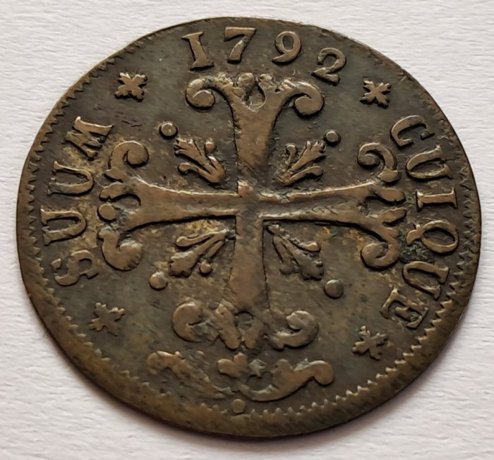 Elvetia, 1/2 Batzen 1792 Neuchatel