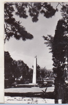 bnk cp Lipova - Vedere din parc - necirculata foto